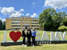 dr K. Smolińska-Bryza i dr J. Kozak (WE) w RO CLUJNAP04